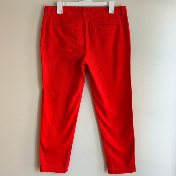 Joe Fresh Women's Vibrant Red Straight Leg Jeans- Size 8 - Picture 5 of 7